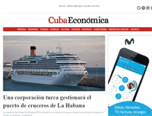 Tablet Screenshot of cubaeconomica.com
